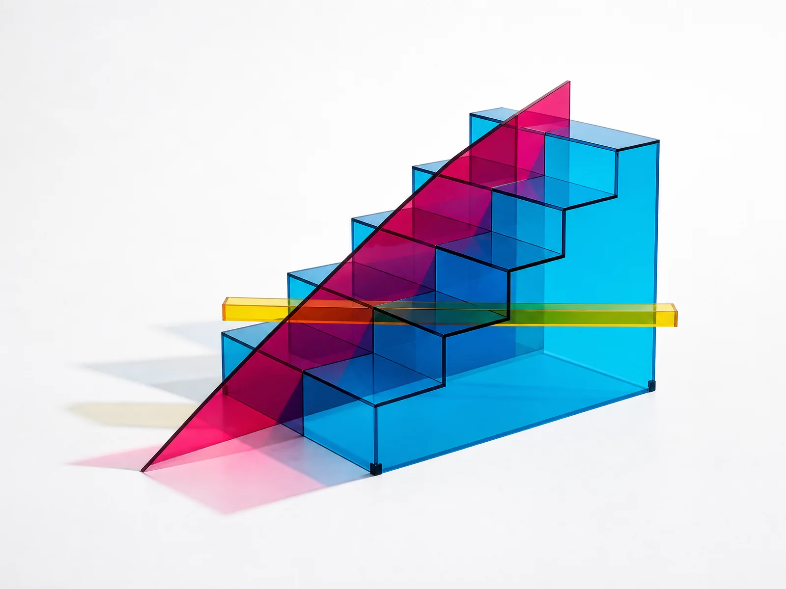 Translucent sculpture representing a growth signal